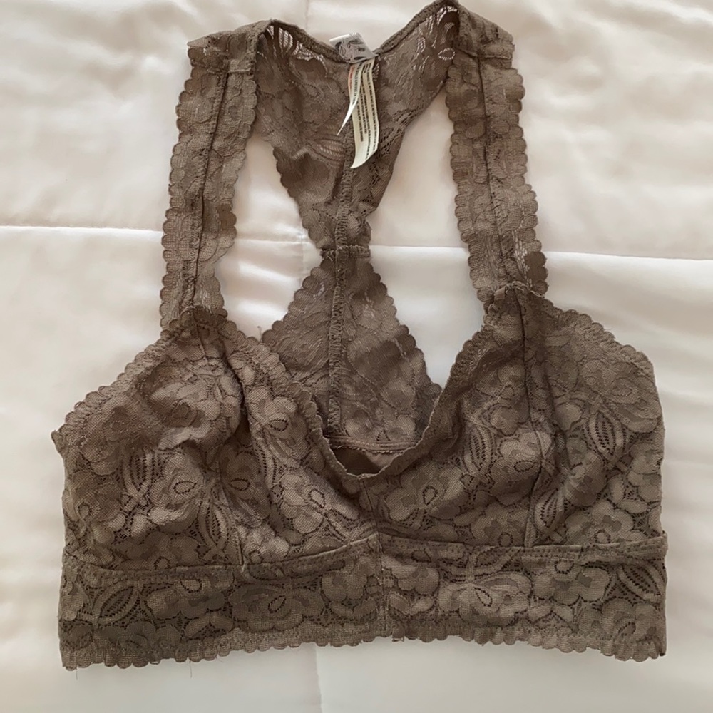 Gray Free People bralette